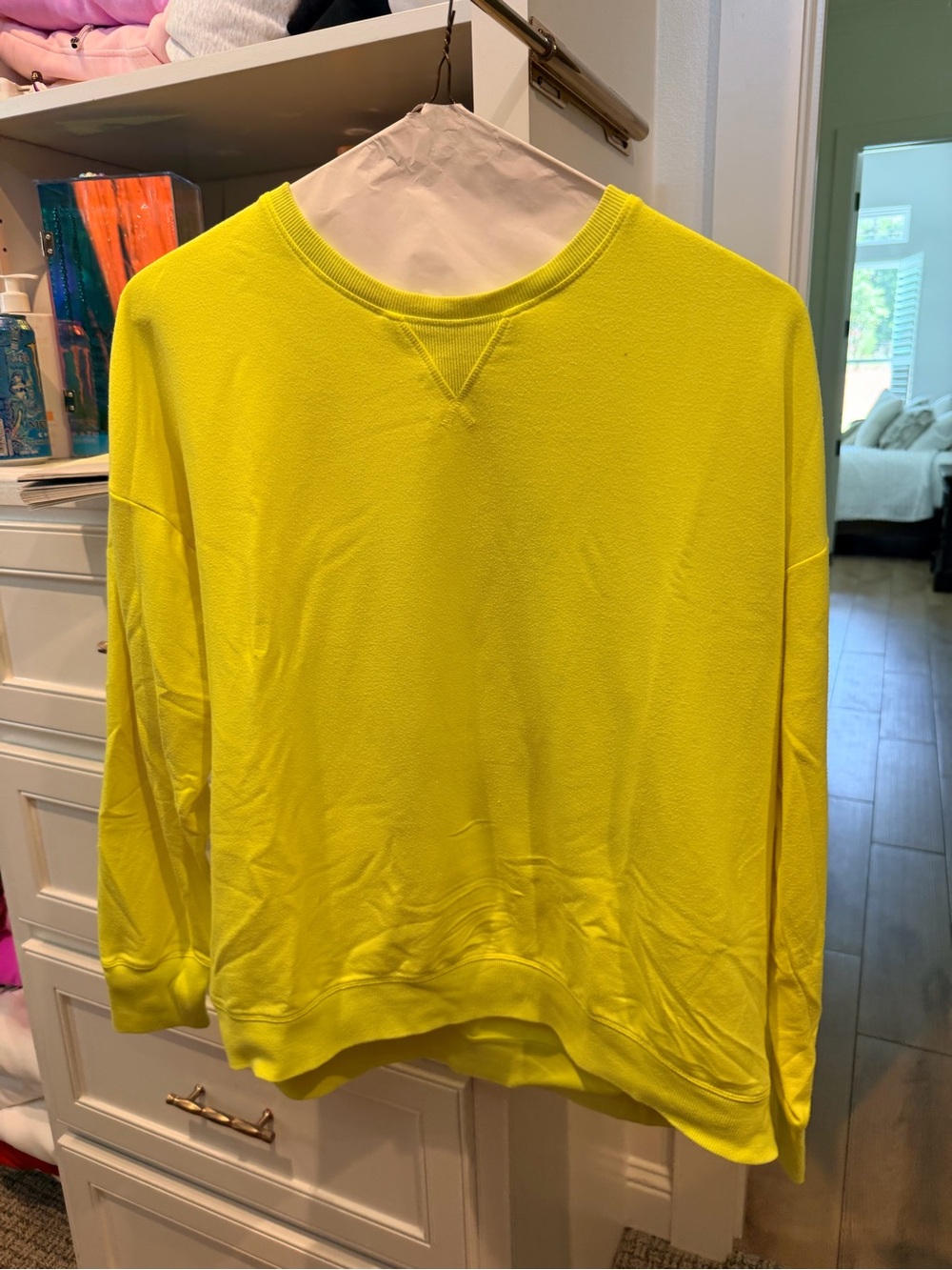 Bright Yellow Women's Crewneck Sweatshirt